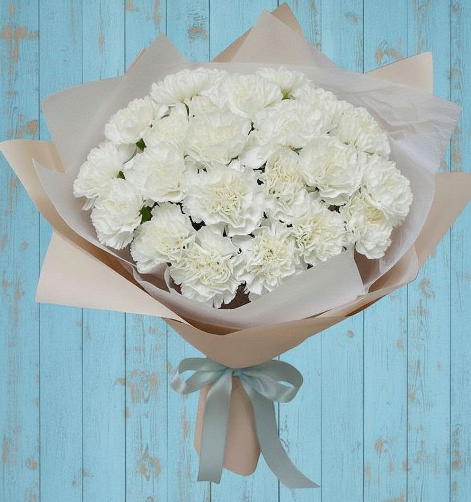 Букет цветов из: Гвоздики в Тарусе