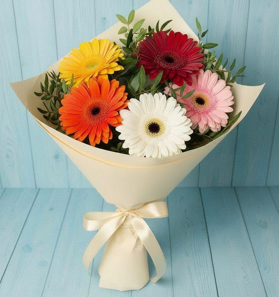 Букет цветов из: Герберы в Тарусе