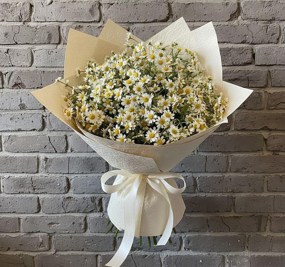 Букет цветов из: Ромашки в Тарусе