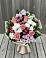 Букет цветов из: Альстромерии, Гвоздики, Розы и Хризантемы в Тарусе