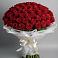 Букет 101 Красная роза Блэк Мэджик в Тарусе