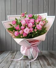 Букет Розовый кустик в Тарусе