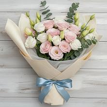Букет цветов из:  Лизиантусы #REPLACE_PRED# Тарусе
