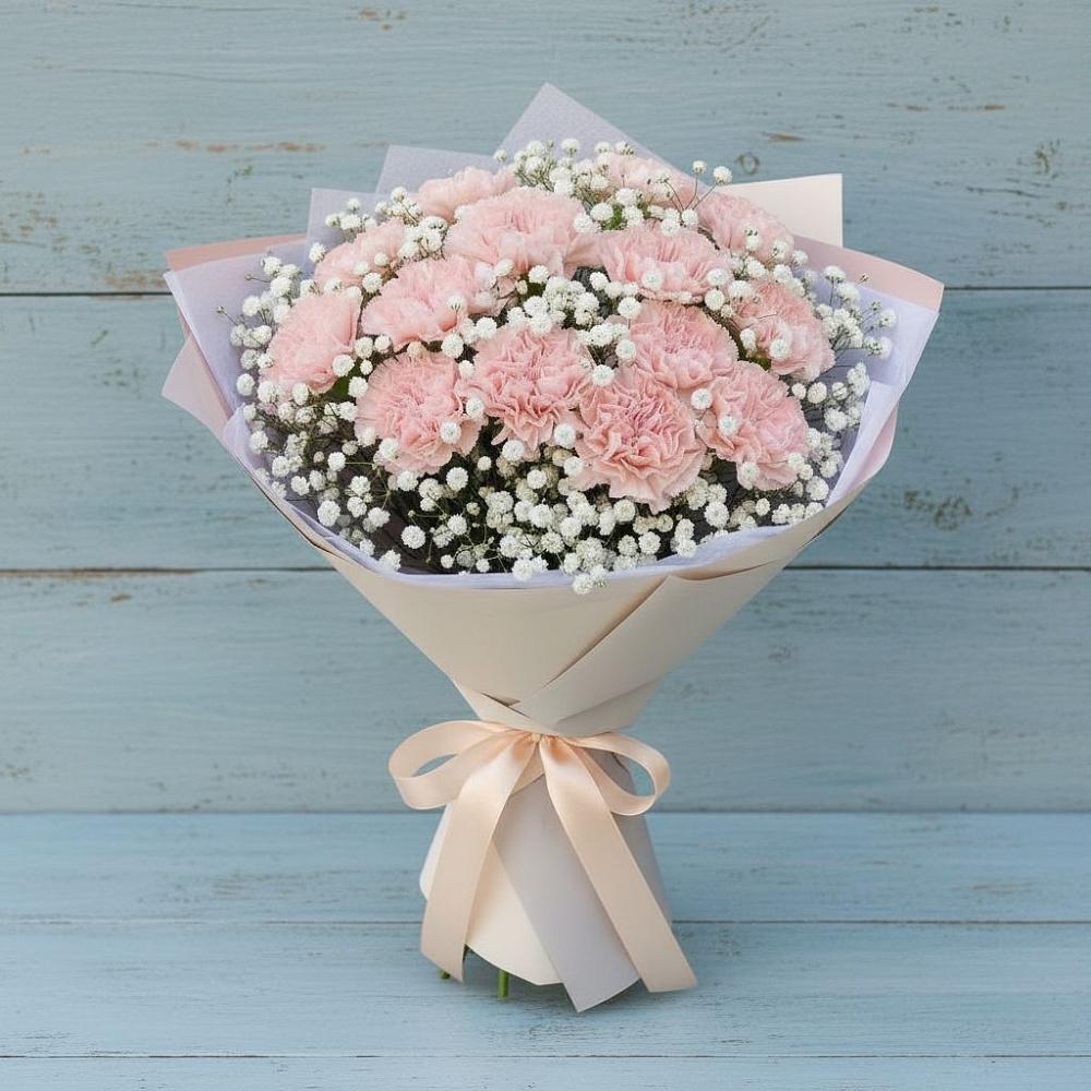 Букет цветов из: Гвоздики в Тарусе