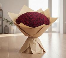 Букет 101 Красная роза в Тарусе