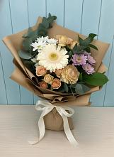 Букет цветов из:  Герберы и Хризантемы в Тарусе