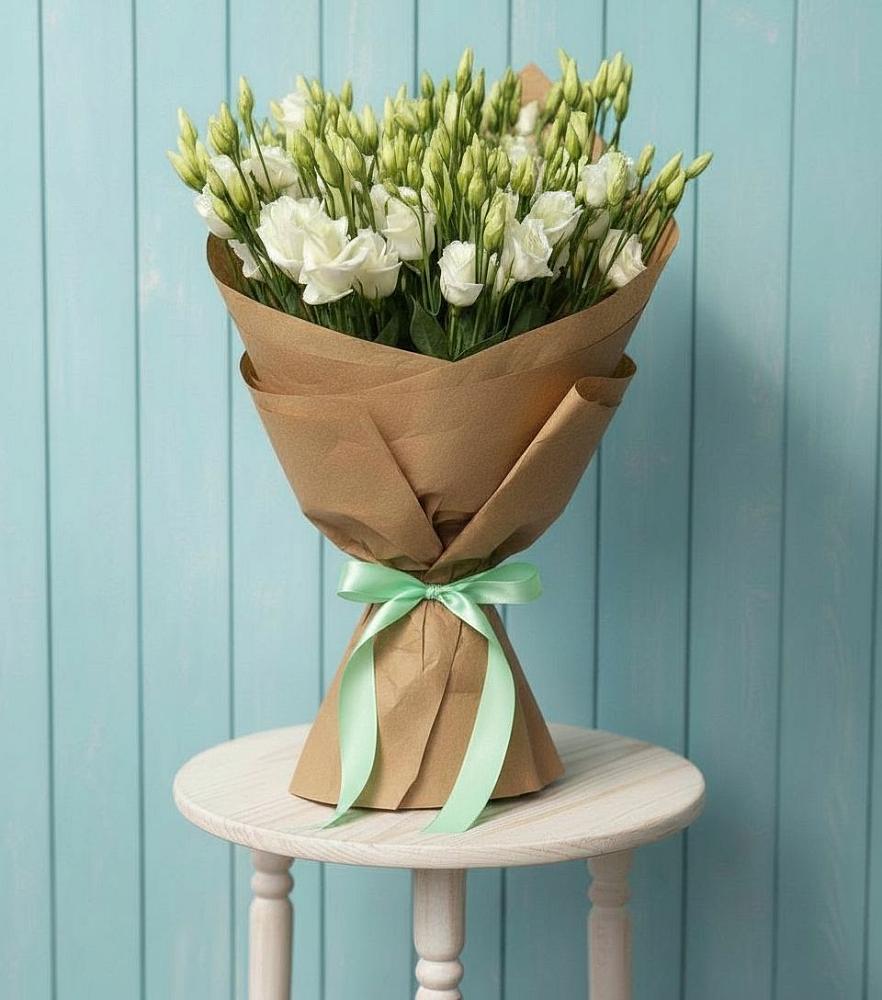 Букет цветов из: Лизиантусы в Тарусе