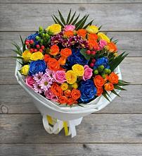 Букет цветов из:  Розы и Хризантемы в Тарусе