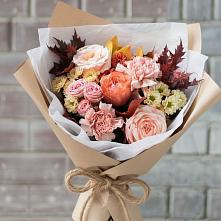 Букет цветов из:  Гвоздики, Хризантемы и Розы в Тарусе