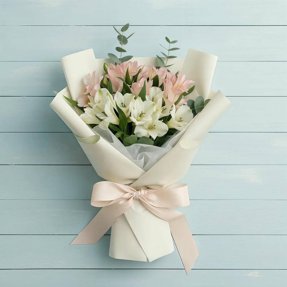Букет цветов из: Альстромерии в Тарусе