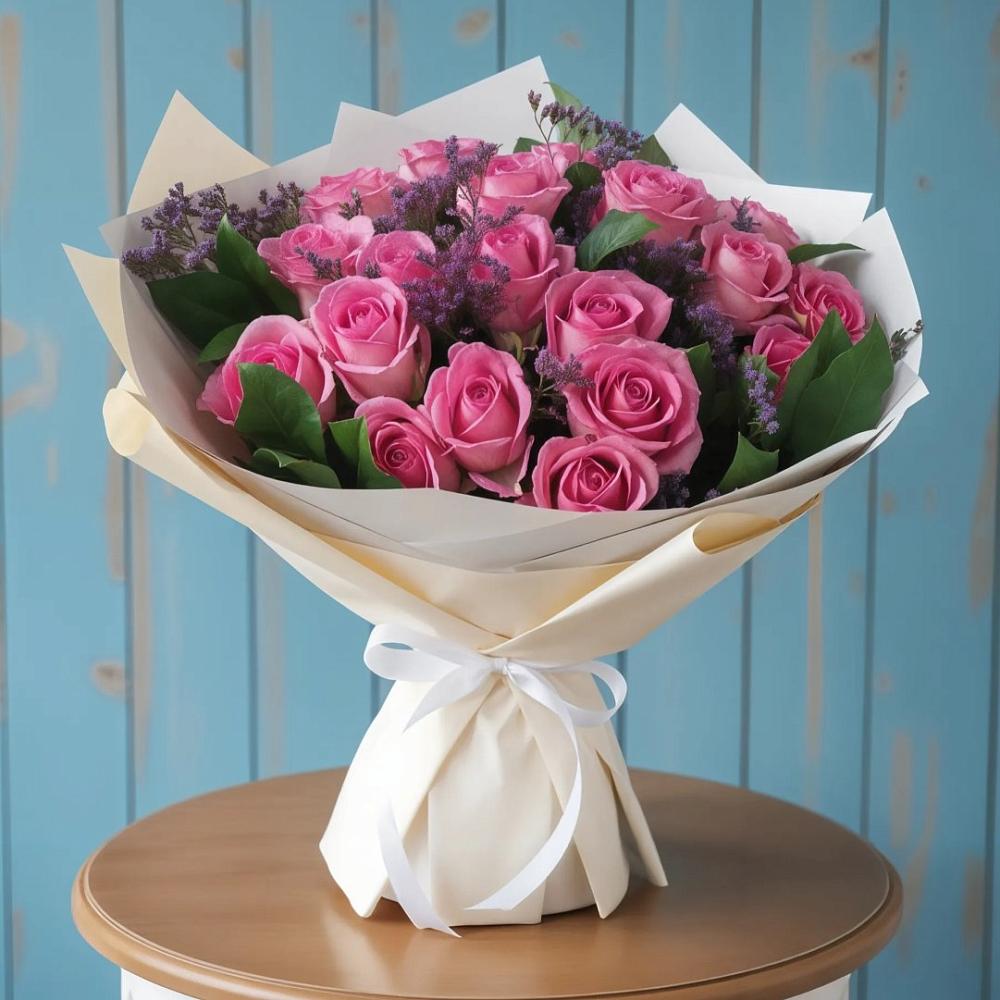 Букет цветов из: Розы в Тарусе