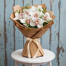 Букет цветов из:  Орхидеи и Розы #REPLACE_PRED# Тарусе